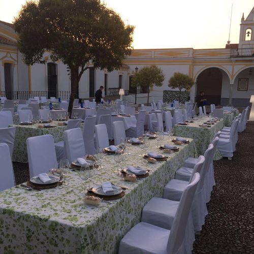 Jerez Catering patio adornado